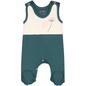 Sparkebukse med fot - økologisk bomull - Nini