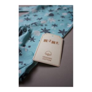 Pysjamas med fot – Heldress – økologisk bomull – Nini – Shells