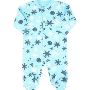 Pysjamas med fot – Heldress – økologisk bomull – Nini – Shells