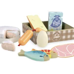 Fransk matsett i tre – Vilac – Treleker